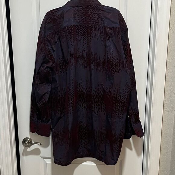 Visconti Black Purple Paisley / Merlot Geo Velvet Limited Edition NWT SZ 3XLB - Picture 10 of 10